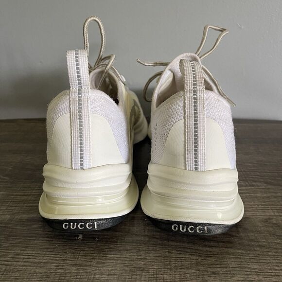 Gucci Run Men White Gray Black Sneakers Shoes 680893 Gucci Size 9.5 US 10 main image 5